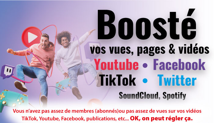 Promotion & boost des vos reseaux sociaux